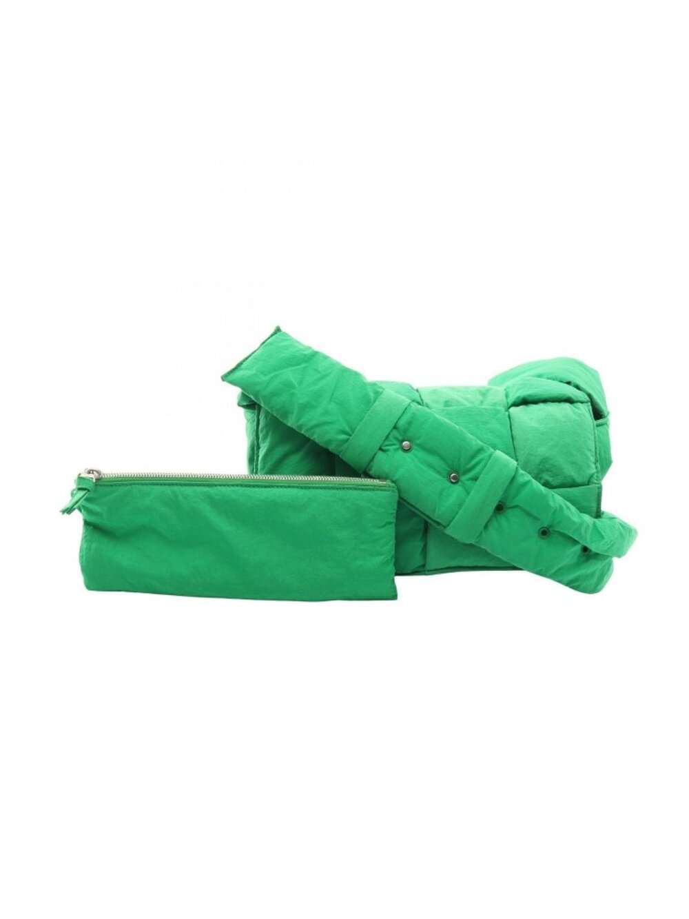 Bottega Veneta Shoulder Bag Padded Tech Cassette Green Nylon